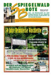 Spiegelwaldbote - Stadt Grünhain-Beierfeld