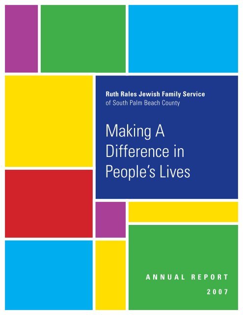 Making A Difference in People's Lives - Ruth Rales Jewish Family ...