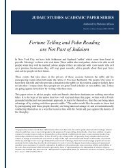 Fortune Telling and Palm Reading are Not Part of Judaism - Alfassa