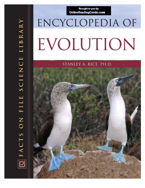 Encyclopedia of Evolution.pdf - Online Reading Center