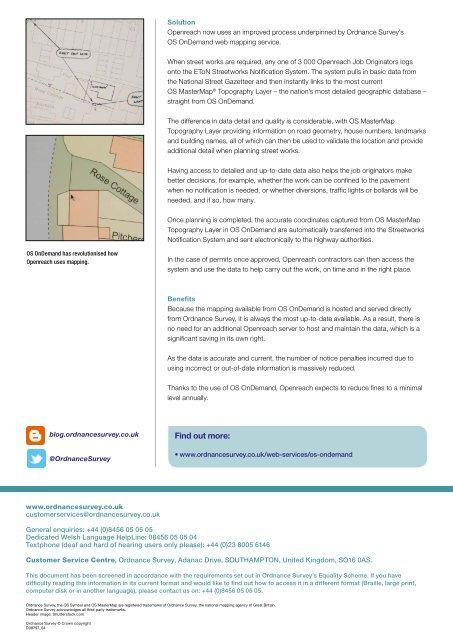 Openreach using OS OnDemand - Ordnance Survey