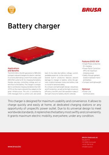 Battery charger - Brusa Elektronik AG