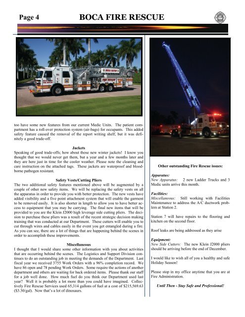 BOCA FIRE RESCUE NET - City of Boca Raton