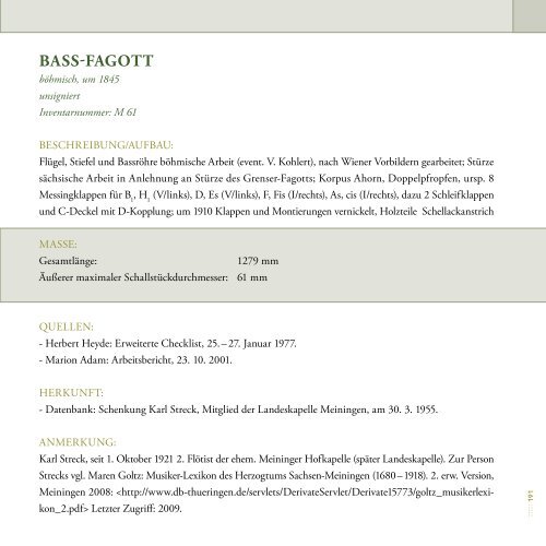 Die Musikinstrumenten-Sammlung - Digitale Bibliothek Thüringen