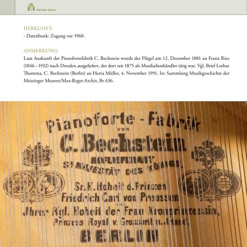 Die Musikinstrumenten-Sammlung - Digitale Bibliothek Thüringen