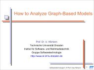 How to Analyze Graph-Based Models - Www-st.inf.tu-dresden.de ...