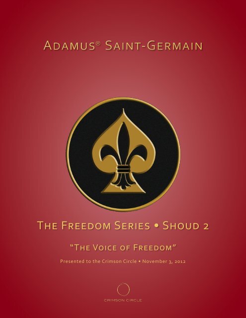 Adamus® Saint-Germain Adamus® Saint-Germain - Crimson Circle