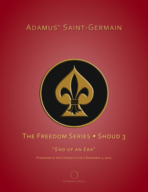 Adamus® Saint-Germain Adamus® Saint-Germain - Crimson Circle