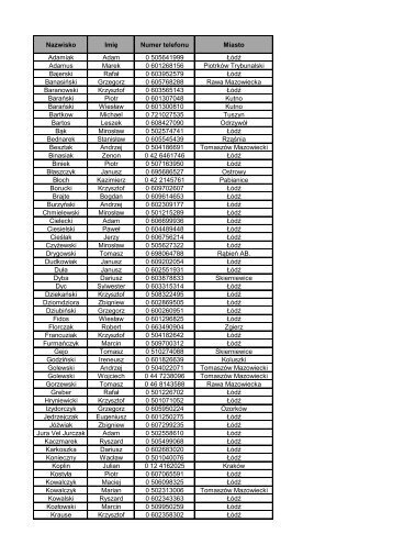 Lista Autoryzowanych Instalatorów Junkers [PDF - 0,1MB]