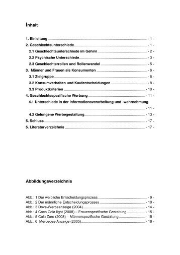 Geschlechterspezifität in Konsumverhalten und ... - w.e.b.Square