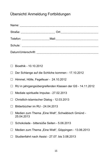 finden Sie das aktuelle Fortbildungsprogramm 2012/2013