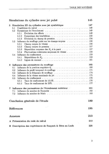 Simulation numérique du contrôle actif par jets pulsés - Bibliothèque ...