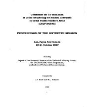 Proceedings of the sixteenth session, Lae, Papua ... - Up To - SOPAC