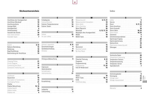 USER'S MANUAL Ampere hour meter BETRIEBSANLEITUNG ...