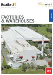 FACTORIES & WAREHOUSES - CSR Bradford Insulation