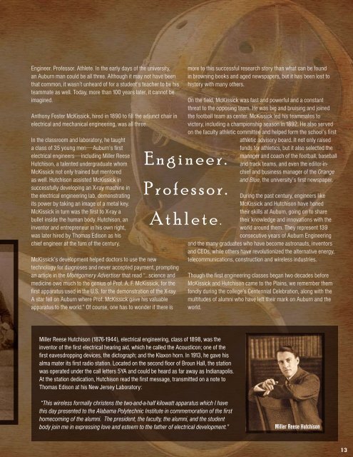 Auburn Engineering alumni magazine fall/winter 09 - Samuel Ginn ...