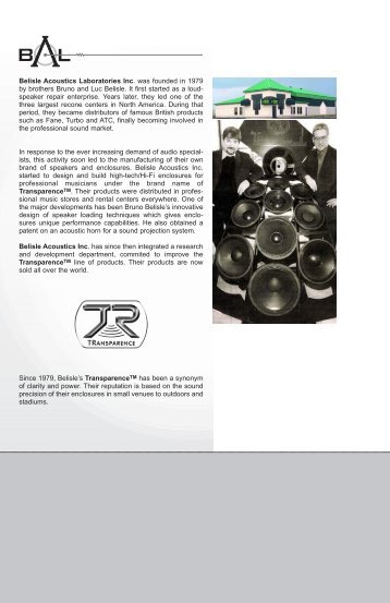 ASM-10H1 - Belisle Acoustics Laboratories