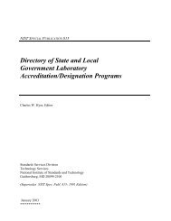 Directory of State and Local Government Laboratory Accreditation ...