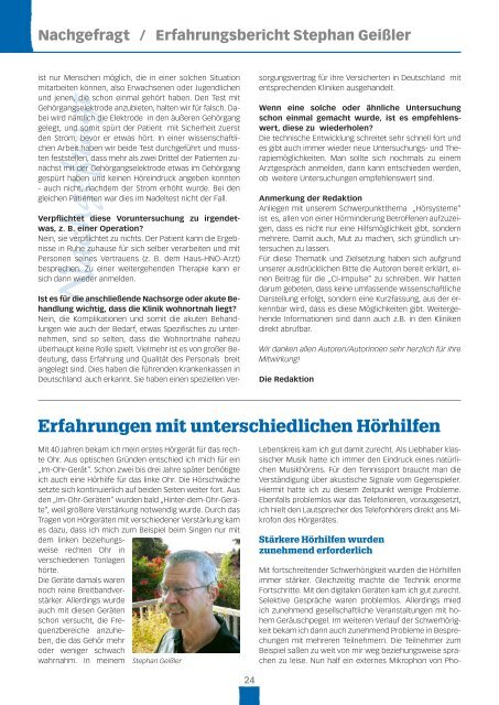 CI-IMPULSE, Ausgabe 3-2010 - HCIG