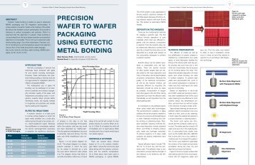 PRECISION WAFER TO WAFER PACKAGING ... - SUSS MicroTec