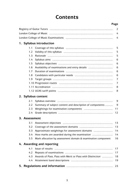 LCM Exams / RGT: Acoustic Guitar Grades Syllabus - Registry of ...