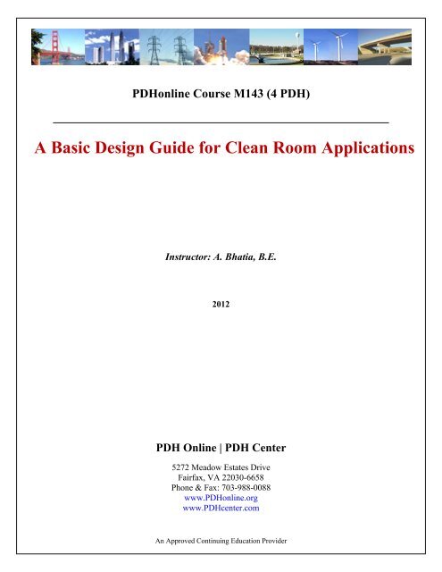 A Basic Design Approach To Clean Room Pdhonline Org
