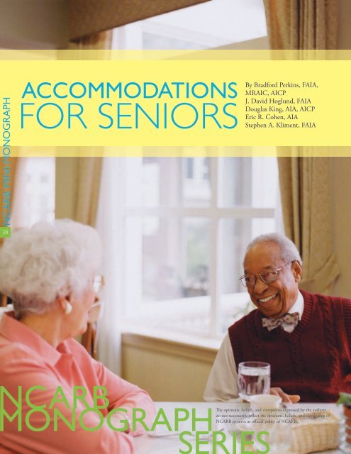 FOR SENIORS - NCARB