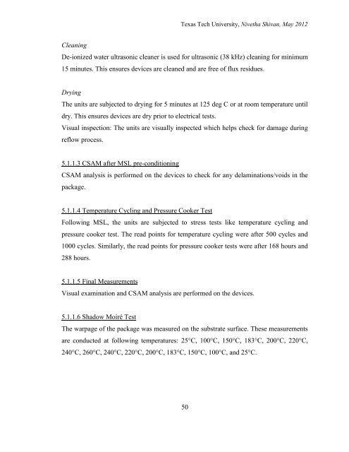 Qualification of the Assembly Process of Flip-Chip BGA Packages ...