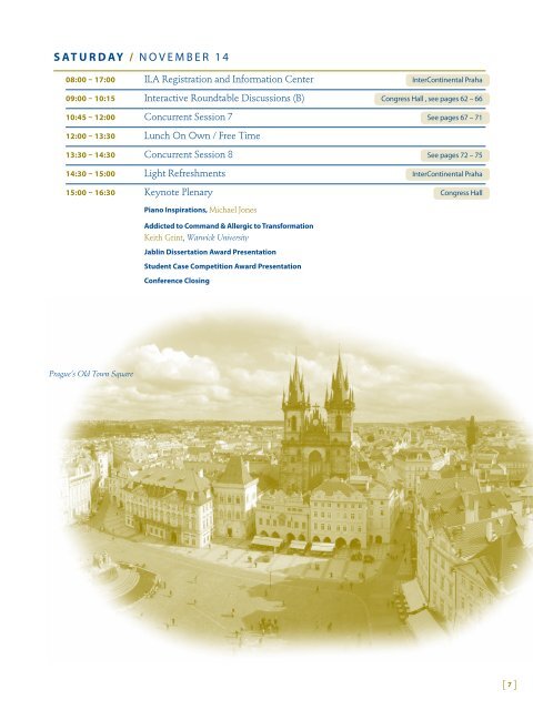 Prague, Czech Republic - International Leadership Association