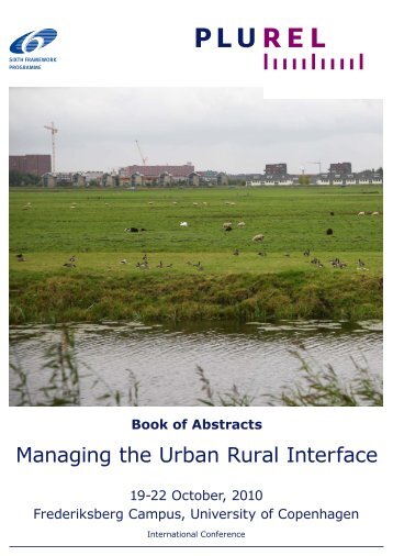 Managing the Urban Rural Interface - Plurel