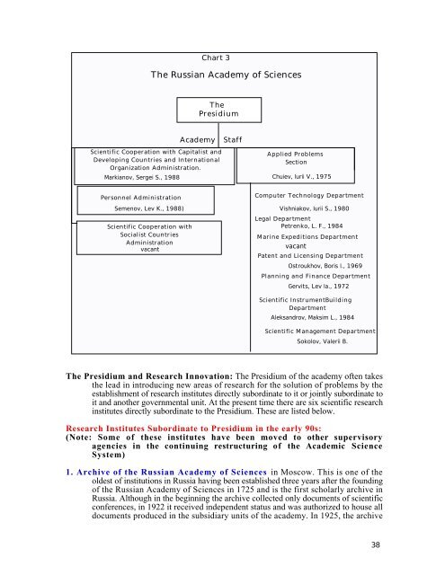 A Guide to the Russian Academy of Sciences - University of Texas ...