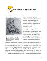 1 JOHN TRIVETT NETTLESHIP - The Yellow Nineties Online