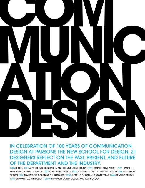 re:D Fall 2007 (PDF) - The New School