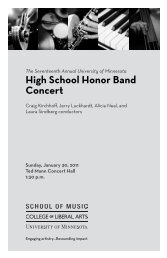 High School Honor Band Concert - Events Calendar - University of ...
