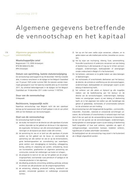 Jaar- verslag 2011 - Ackermans & van Haaren