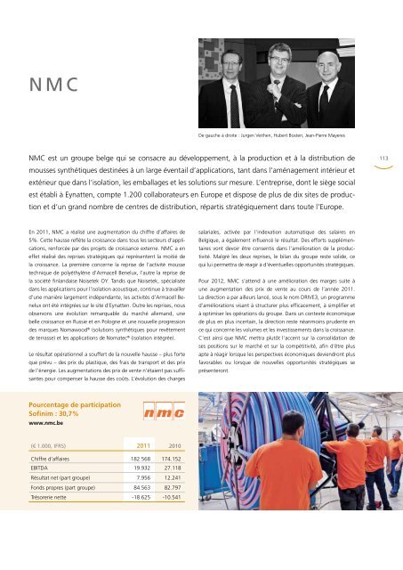 RAPPORT ANNUEL 2011 - Ackermans & van Haaren