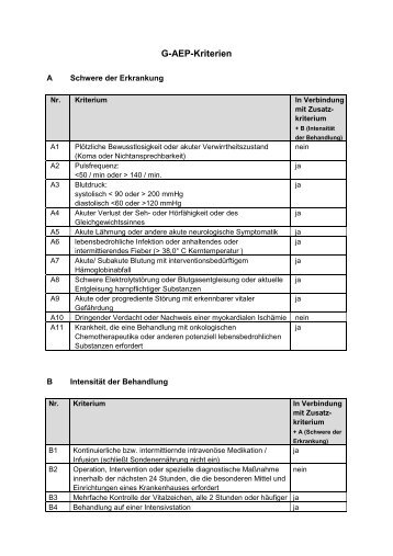 G-AEP-Kriterien - Deutsche Gesellschaft für Gerontologie und ...