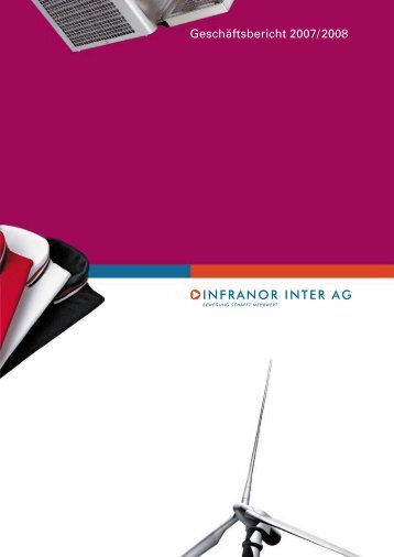Geschäftsbericht 2007/2008 - Infranor