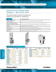 transformer spade connectors