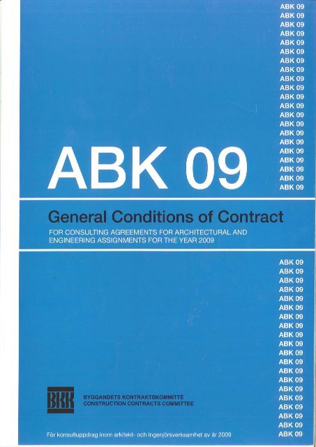 PS-12-016-001 ABK 09 General Conditions of Contract - ProSign ...