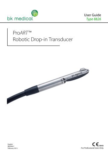 ProART Robotic Transducer - BK Medical