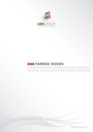 ABK GROUP Yankee Hoods - Paper Machinery