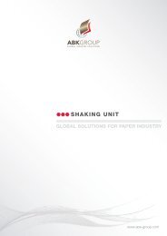 ABK GROUP Shaking Unit - Paper Machinery