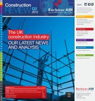 View more of Q2 Construction Review - Barbour ABI