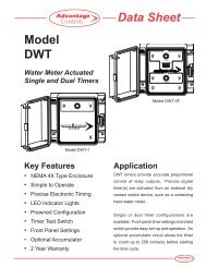 Data Sheet Model DWT - Advantage Controls