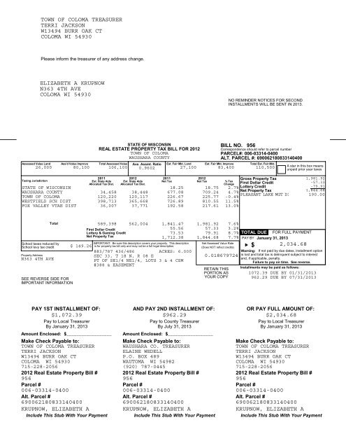 Town of Coloma-Real.pdf - Waushara County