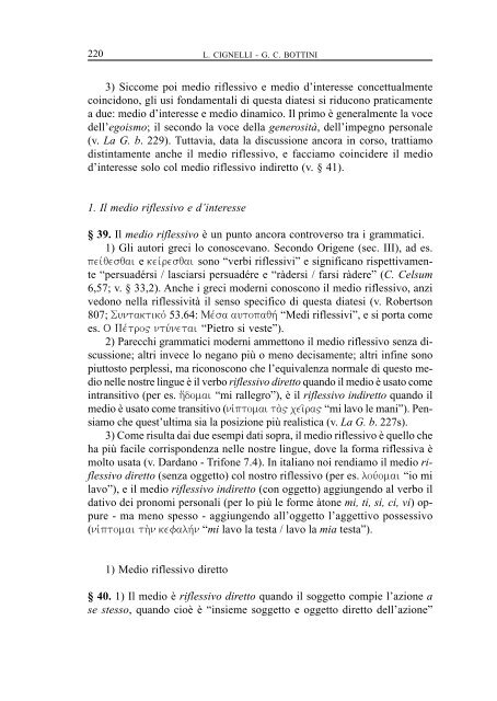 L. Cignelli - G. C. Bottini--Le diatesi del verbo nel greco biblico