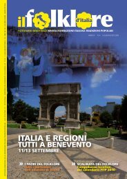 Luglio-Agosto 2009 - Federazione Italiana Tradizioni Popolari