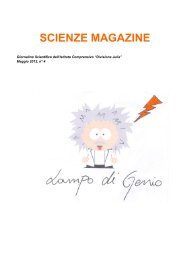 SCIENZE MAGAZINE - Istituto comprensivo 'DIVISIONE JULIA'