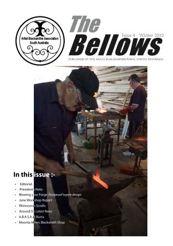 Issue - Artist Blacksmiths Association South Australia